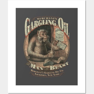 Merchant's Gargling Oil 1833 Posters and Art